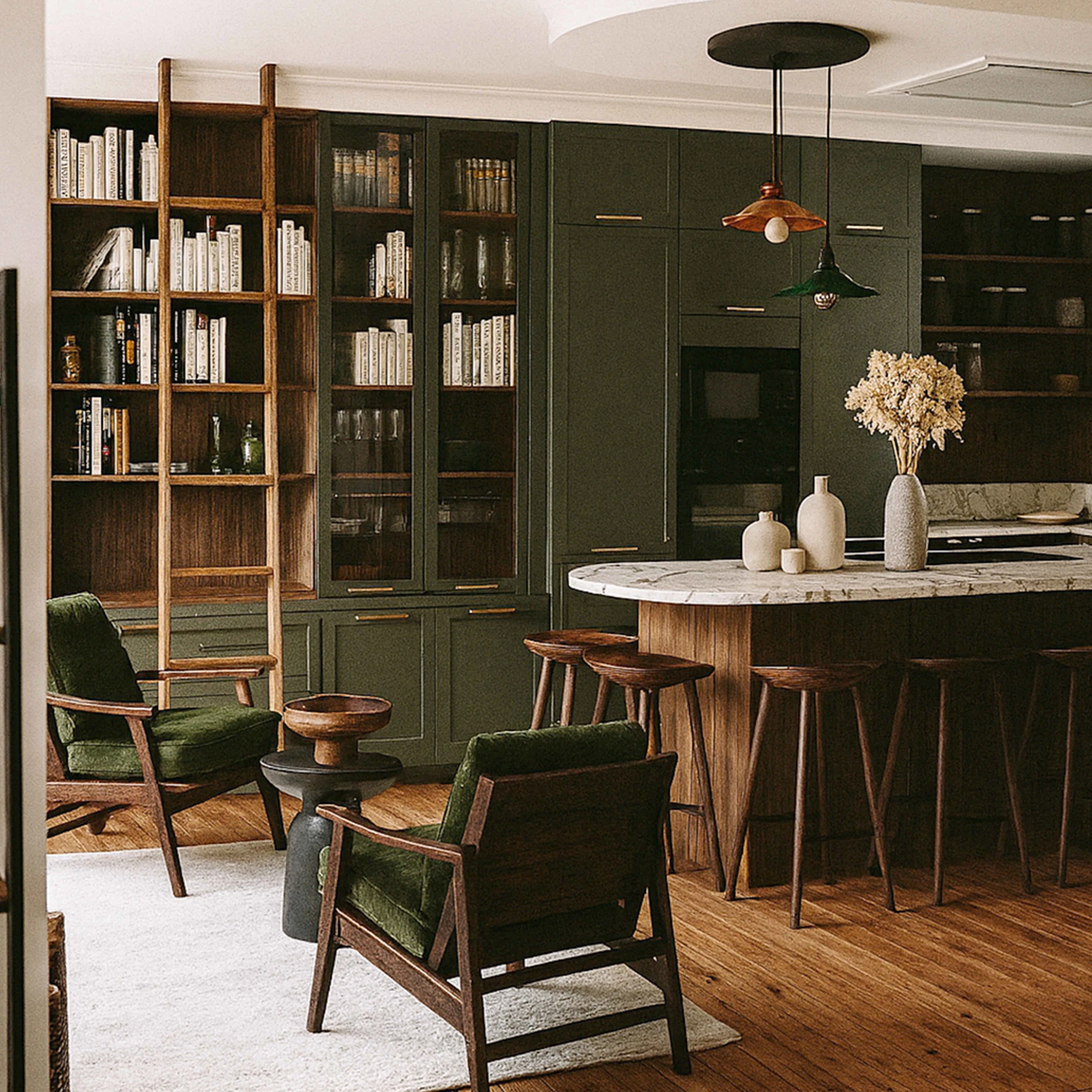 CUISINE AVEC ILOT NOYER ET FACADE A CADRE ET PLAN DE TRAVAIL CERAMIQUE ET FAUX PLAFOND CUISINE AVEC ILOT NOYER ET FACADE A CADRE ET PLAN DE TRAVAIL CERAMIQUE ET FAUX PLAFOND