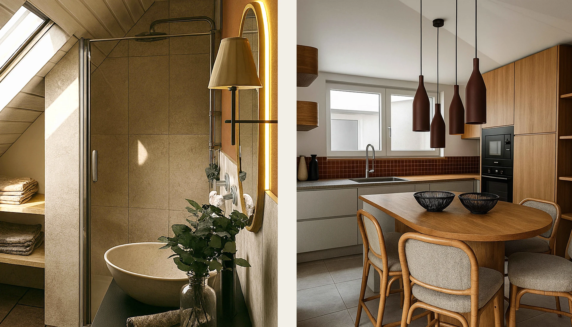 CUISINE ET SALLE DE BAIN