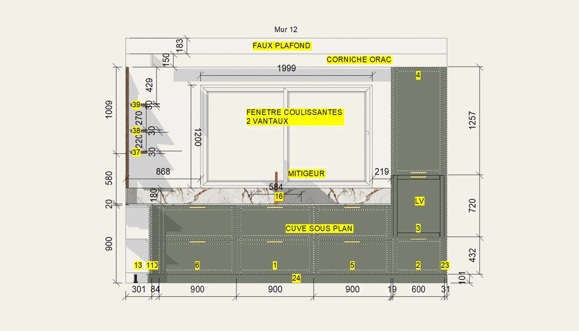 ELEVATION TECHNIQUE CUISINE TRADIONNEL 