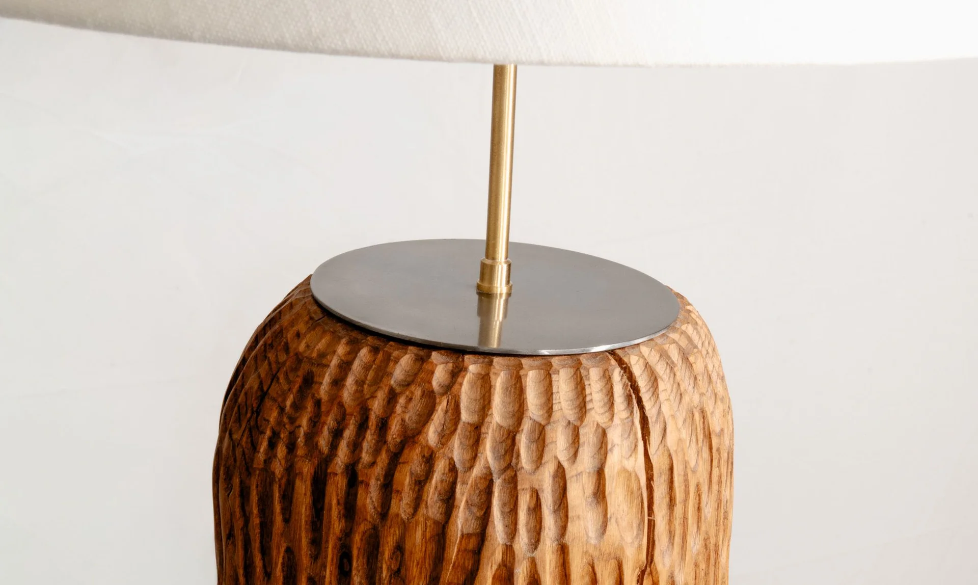 lampe bois clair 